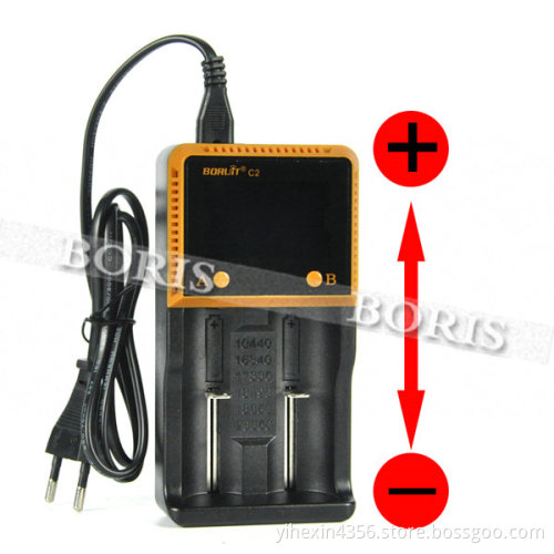 New model High Quality C2 Battery Double Charger With LCD For Different Battery